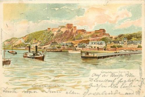(379-017-025) Koblenz Ehrenbreitstein, Verzamelen, Ansichtkaarten | Buitenland, Duitsland, Ophalen of Verzenden