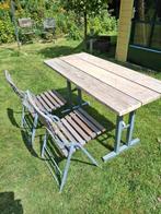 Zwaar verzinkt stalen tafelonderstel., Tuin en Terras, Picknicktafels, Ophalen, Nieuw, Rechthoekig, Staal