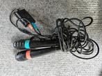 2 singstar microfoons, Verzenden, Gebruikt, Overige typen