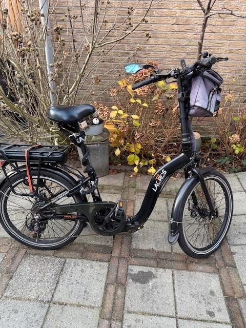 e-bike vouwfiets Lacros, Fietsen en Brommers, Fietsen | Vouwfietsen, Zo goed als nieuw, Overige merken, 20 inch of meer, Totaal opvouwbaar