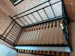 Ikea bed z. g. a. n. + Extra onderschuif bed +matrassen, Ophalen, Eenpersoons, Wit, Zo goed als nieuw