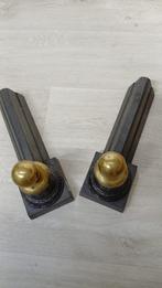 een frans open haard stel, Antiek en Kunst, Antiek | Koper en Brons, Ophalen of Verzenden, Brons