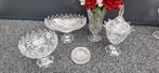 5 delig kristal tafelset, Antiek en Kunst, Antiek | Glas en Kristal, Ophalen of Verzenden