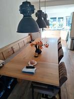 Zeer zware eetkamertafel, massief hout, Huis en Inrichting, Tafels | Eettafels, Ophalen of Verzenden, Rechthoekig, 200 cm of meer