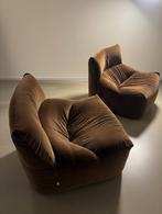 Fauteuil Ligne roset Aralia 1970, Ophalen of Verzenden, Zo goed als nieuw, Bruin