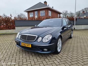 Mercedes E-klasse Combi 55 AMG 2004 Smaragd zwart