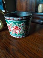 Vintage West Germany bloempot pot beschilderd, Ophalen of Verzenden