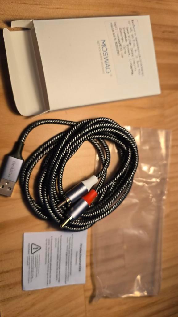 Audio Adapter USB naar RCA - Nieuw, Audio, Tv en Foto, Audiokabels en Televisiekabels, Nieuw, Overige kabels, Minder dan 2 meter