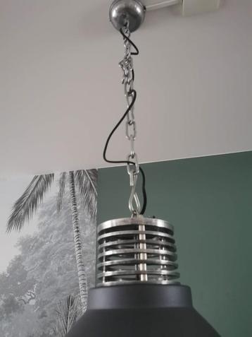 2x Grote Hanglampen Grijs - Modern Industrieel Design (44cm) beschikbaar voor biedingen