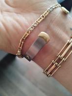 3 heren armbanden goud, Sieraden, Tassen en Uiterlijk, Armbanden, Ophalen, Zo goed als nieuw, Goud, Goud