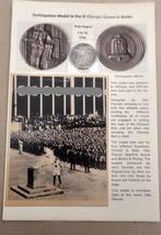 Deelnemers Medaille 1936 Olympische zomerspelen, Verzamelen, Verzenden, Overige soorten, Duitsland, Lintje, Medaille of Wings
