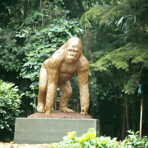 Tuinbeeld koe, polyester gorilla beelden, olifant beeld, Tuin en Terras, Tuinbeelden, Ophalen of Verzenden