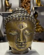 Antiek bronzen Boeddhahoofd