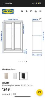 HAVSTA IKEA KAST, 100 tot 150 cm, Zo goed als nieuw, 25 tot 50 cm, Overige houtsoorten