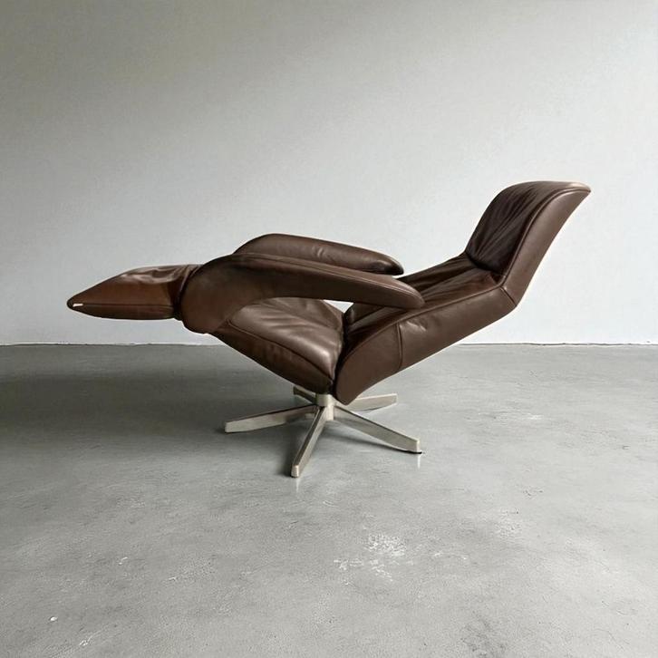 Jori Relaxfauteuil – Model Symphony - leer, Huis en Inrichting, Fauteuils, Gebruikt, Leer, 50 tot 75 cm, 75 tot 100 cm, Ophalen of Verzenden