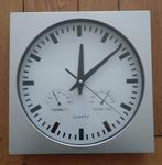 Quartz Wandklok Thermometer Hygrometer, Huis en Inrichting, Ophalen, Zo goed als nieuw, Analoog, Wandklok