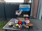 Heel veel hamster benodigdheden + 2x kooi, Dieren en Toebehoren, Ophalen, Zo goed als nieuw, Loopwiel of Rad