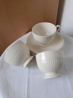 Wedgwood EDME theekop en schotels *eureka*, Ophalen of Verzenden, Zo goed als nieuw, Wedgwood, Kop(pen) en/of Schotel(s)
