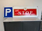 Stella Artois Stop emaille reclamebord, Verzamelen, Biermerken, Ophalen, Gebruikt, Reclamebord, Plaat of Schild, Stella Artois