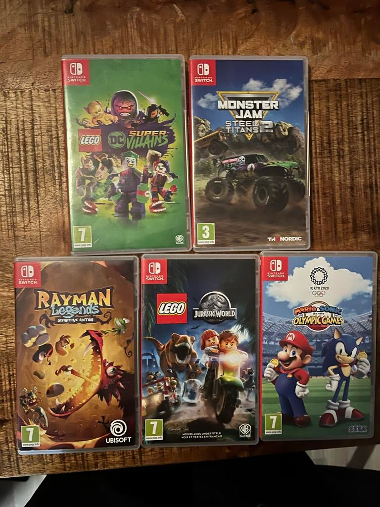 Nintendo Switch Games o.a. Rayman, Mario & Sonic en LEGO, Avontuur en Actie, Eén computer, Ophalen of Verzenden, Zo goed als nieuw