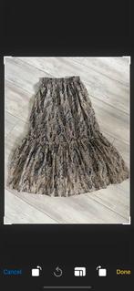 Mooie lange rok van Co'Couture maat 36/38, Kleding | Dames, Rokken, Maat 38/40 (M), Beige, Ophalen of Verzenden, Zo goed als nieuw