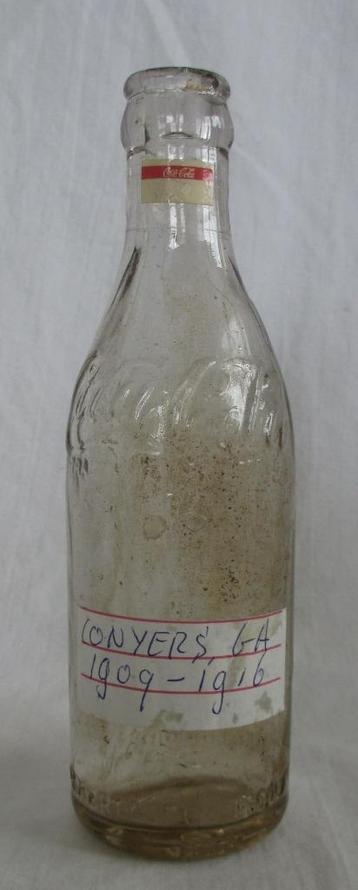 Coca-Cola flesje 1909 1916 CONYERS, GA straightsided bottle beschikbaar voor biedingen