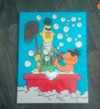 Bert en Ernie Bad Schilderij, Antiek en Kunst, Kunst | Schilderijen | Klassiek, Ophalen of Verzenden
