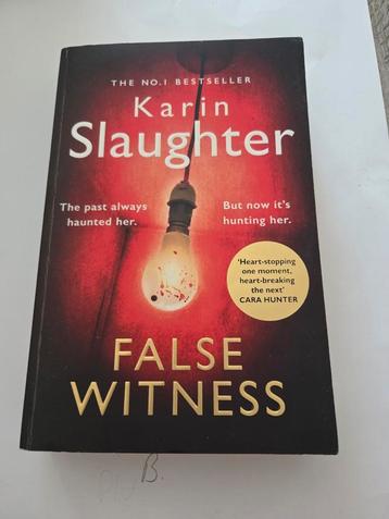 False Witness Karin Slaughter beschikbaar voor biedingen