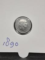 10 cent 1890 Koning Willem III, Koning Willem III, Zilver, Ophalen of Verzenden, 10 cent