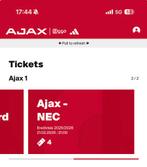 Ajax - Nec Vak 428, Eén persoon, Mei