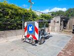 actiewagen, pijlwagen, voorwaarschuwing, Ophalen of Verzenden, Grondbewerking