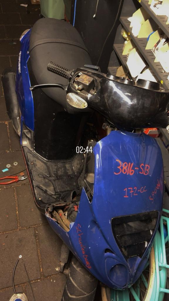 Piaggio Nrg 172cc brom!, Fietsen en Brommers, Scooters | Piaggio, Zo goed als nieuw, Tweetakt, Ophalen of Verzenden