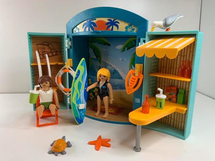 Playmobil 5641 Surfshop (compleet met doos), Kinderen en Baby's, Speelgoed | Playmobil, Gebruikt, Complete set, Ophalen of Verzenden