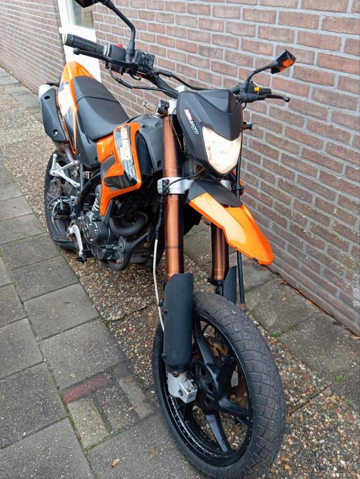 KSR MOTO TW 125CC 4 takt. Voor hobby project! Loopt wel!, Fietsen en Brommers, Minibikes, Midibikes en Pitbikes, Gebruikt, Overige typen
