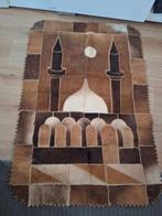 Gebedskleed Koeienhuid Moskee Handgemaakt, 100 tot 150 cm, Nieuw, Bruin, Rechthoekig