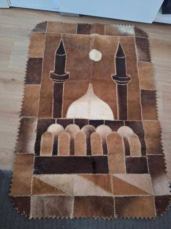 Gebedskleed Koeienhuid Moskee Handgemaakt, Huis en Inrichting, Stoffering | Tapijten en Kleden, Nieuw, 50 tot 100 cm, 100 tot 150 cm