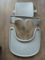 Stokke Tripp Trapp babyset met playtray Storm Grey V3., Kinderen en Baby's, Kinderstoelen, Ophalen of Verzenden, Zo goed als nieuw