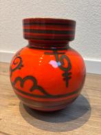 Vintage vaasje Flora Gouda – model 921 – decor Tokio, Ophalen of Verzenden