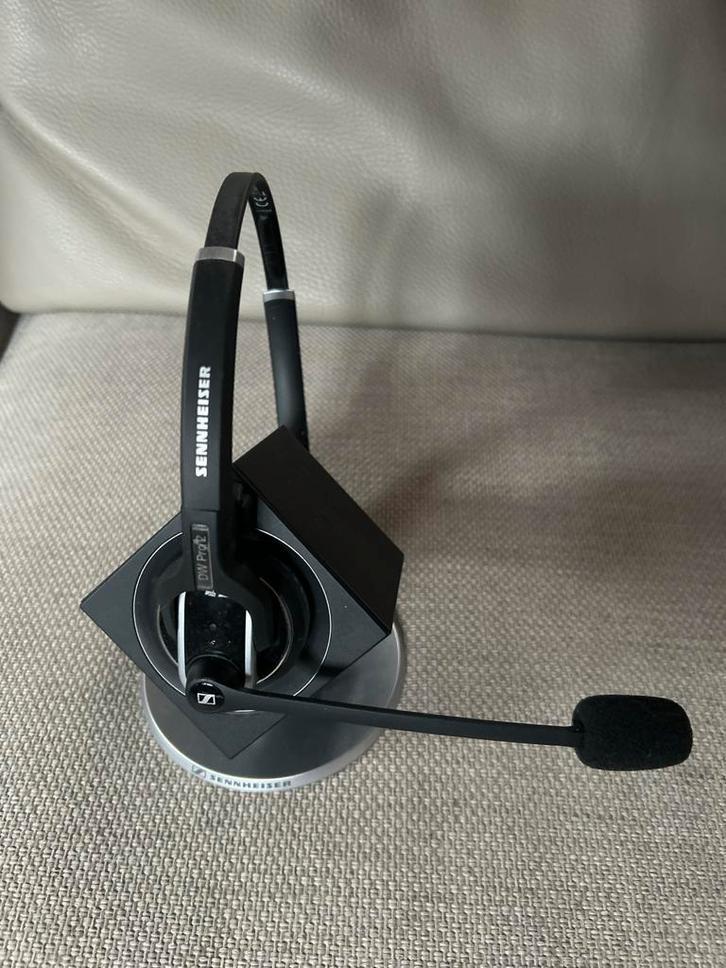 Sennheiser DW Pro2 ML Draadloze Headset, Audio, Tv en Foto, Koptelefoons, Zo goed als nieuw, Op oor (supra aural), Sennheiser