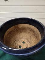 bloempot blauw geglazuurd, Tuin en Terras, Bloempotten, Ophalen of Verzenden, 'T Olde Gre-j, Info@toldegrej.nl, Endepoelstraat 20f Didam