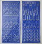 Zb13 2x STICKERVEL HOBBY KAARTEN MAKEN HARTJES CHAMPAGNE, Materiaal, Siemensstrasse 21, 59199 Bönen, Duitsland, Nieuw, Ophalen of Verzenden