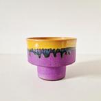 Waanzinnige vintage bloempot lava glazuur retro pot, Verzamelen, Retro, Ophalen of Verzenden