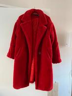 Mooie Rode Teddy Jas - Maat L, Ophalen of Verzenden, Zo goed als nieuw, Maat 42/44 (L), Rood