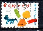 ‹(•¿•)› nl # 0029 kinderzegel 2002, Ophalen of Verzenden, Na 1940, Gestempeld