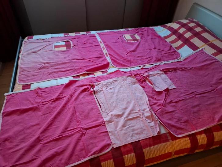 Tent/gordijnset voor halfhoogslaper, Kinderen en Baby's, Kinderkamer | Beddengoed, Gebruikt, Dekbedovertrek, Jongetje, Ophalen of Verzenden