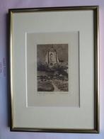 Ets van de Groote kerk in Veere, Antiek en Kunst, Ophalen of Verzenden
