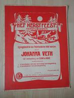 MUZIEKBOEK  HET KERSTFEEST KERSTLIEDEREN Johanna Veth, Ophalen of Verzenden, Gelezen, Overige onderwerpen