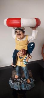 Vintage Laurel & Hardy beeld 49.5 cm, Antiek en Kunst, Ophalen
