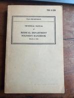 WO2 Amerikaans voorschrift Combat Medic Medical 1941 hospik, Verzamelen, Militaria | Tweede Wereldoorlog, Amerika, Verzenden, Boek of Tijdschrift