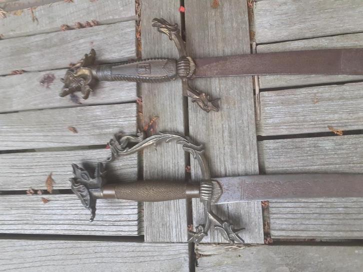 Antieke Zwaard en Sabel Set, Antiek en Kunst, Antiek | Overige Antiek, Ophalen of Verzenden